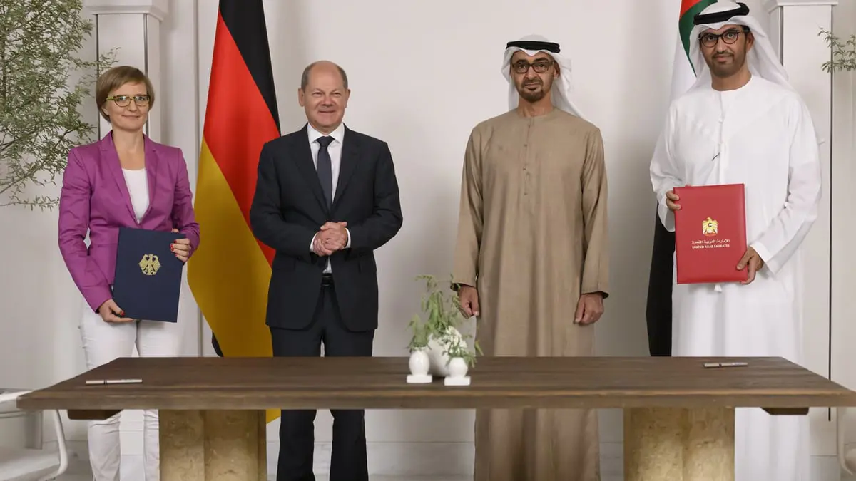 الإمارات وألمانيا توقعان اتفاقية جديدة في مجال الطاقة والنمو الصناعي