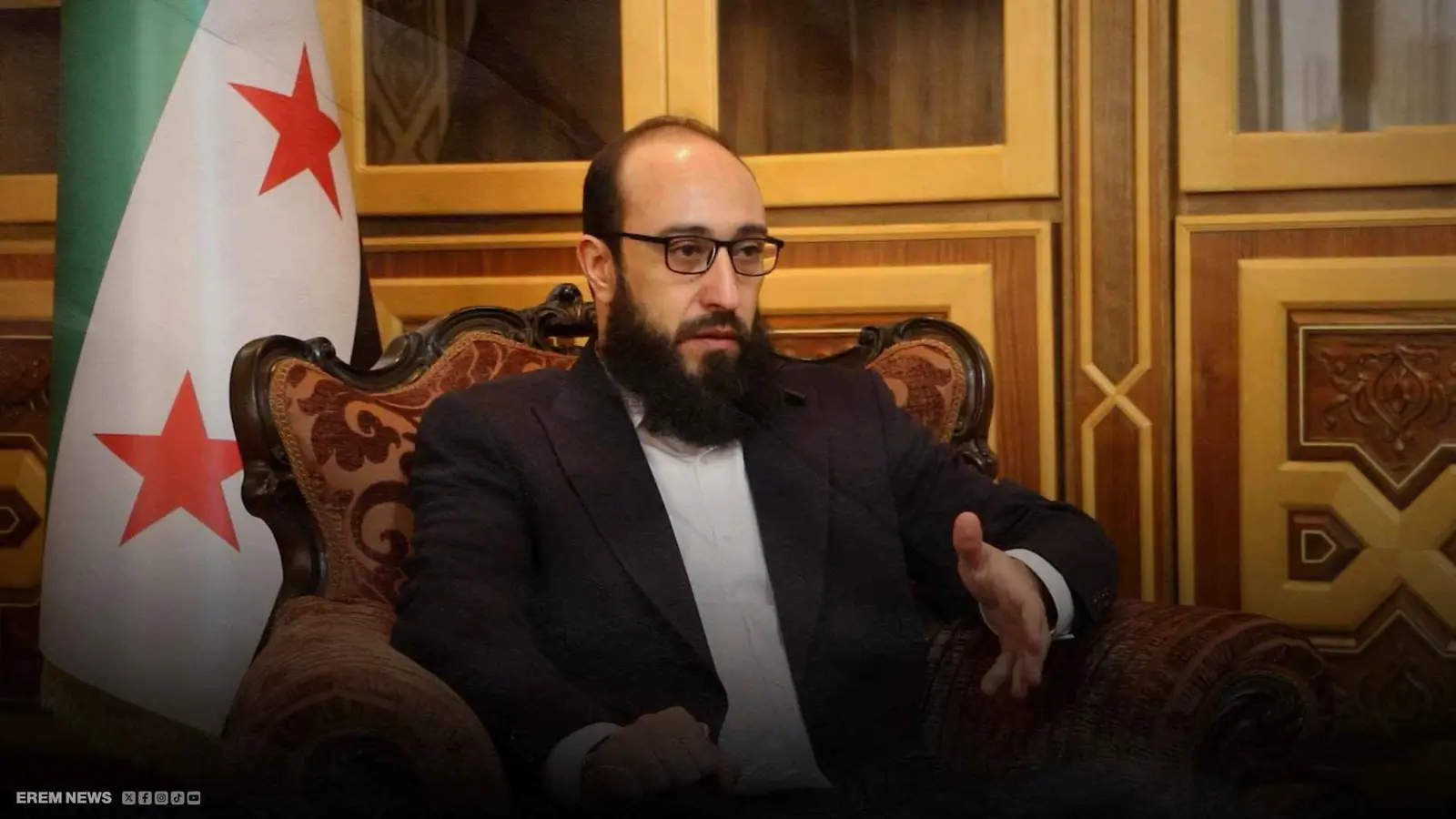 وزير العدل السوري: نعد خطة لتعويض المعتقلين وإلغاء بعض القوانين (فيديو إرم)