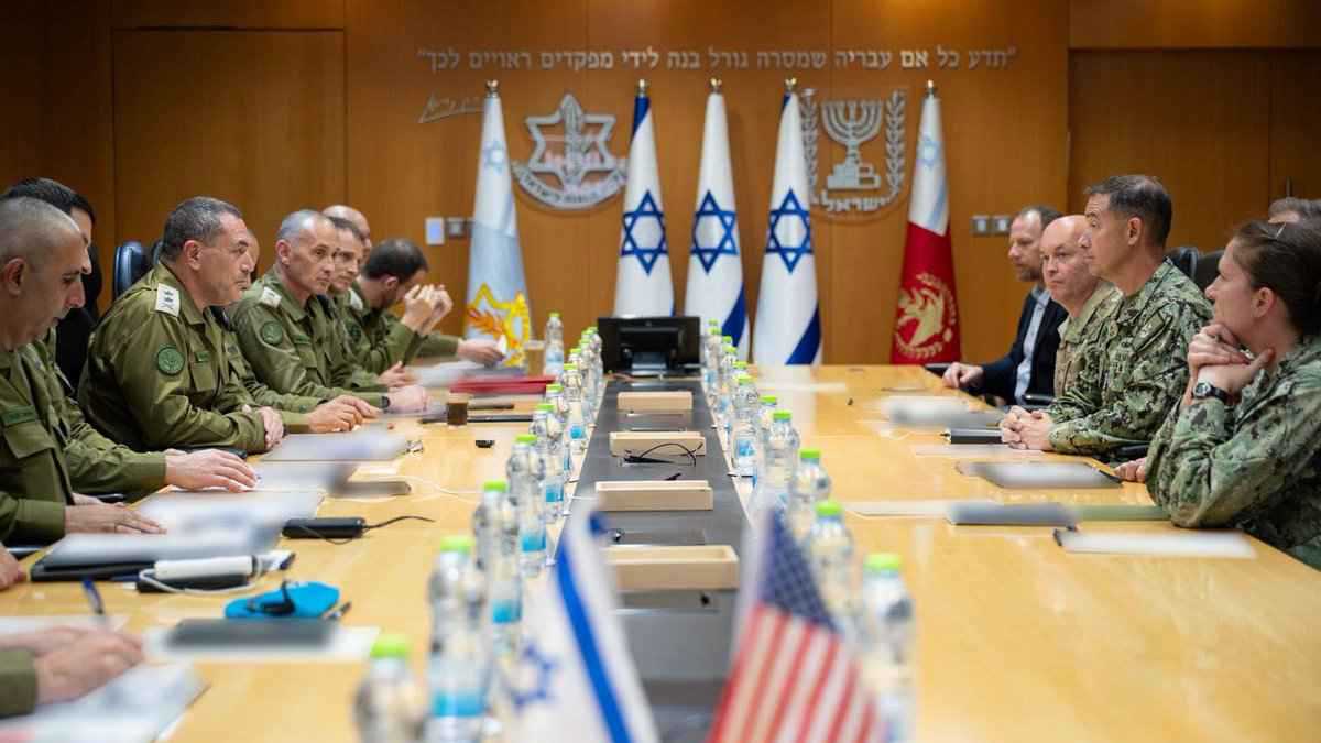 قائد القيادة المركزية الأمريكية براد كوبر في أول زيارة إلى إسرائيل