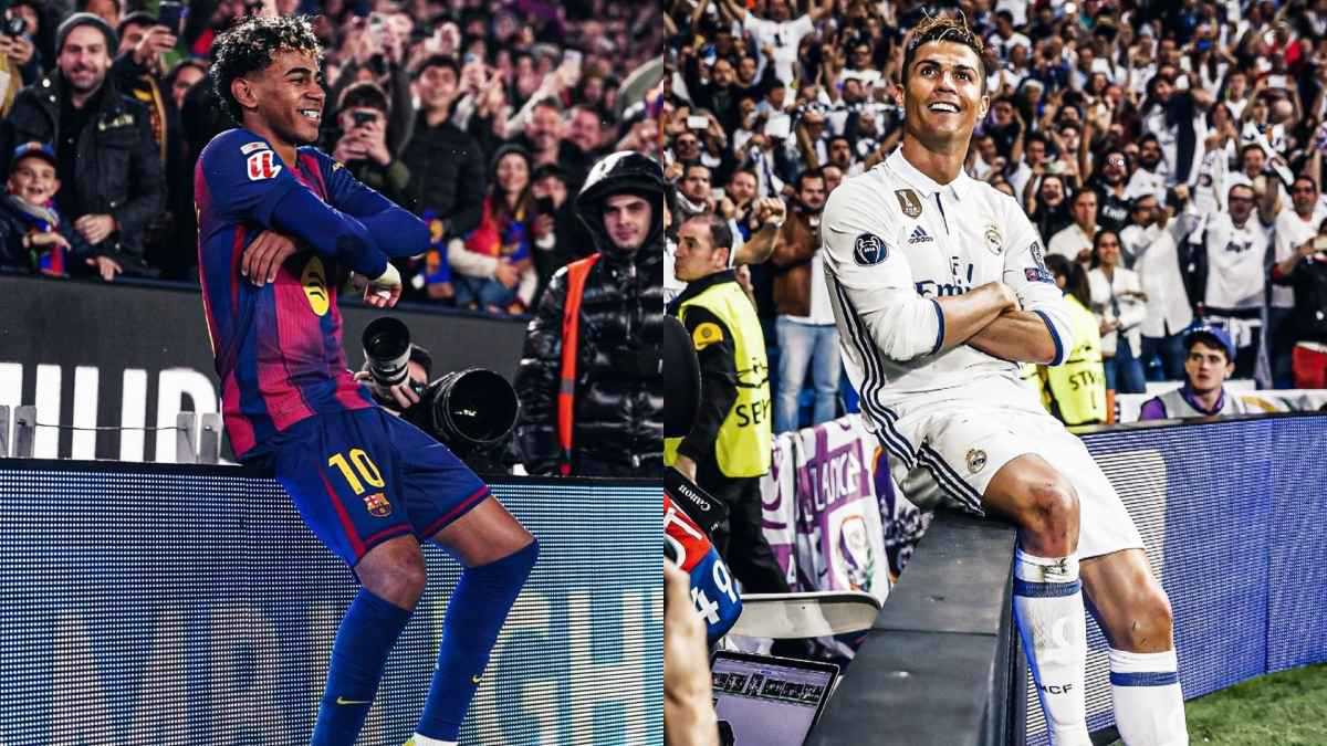 رغم اللعب لبرشلونة.. 4 أشياء تجعل لامين يامال أقرب لرونالدو من ميسي 