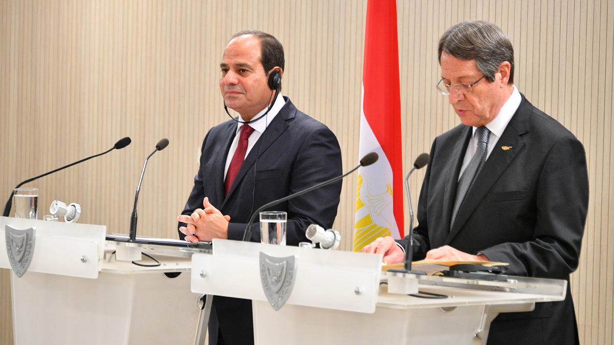 السيسي: نرفض استقطاع جزء من الأراضي السورية (فيديو)