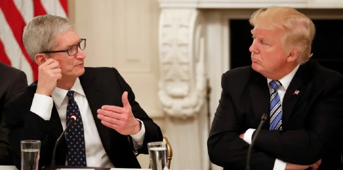 ترامب يلتقي رئيس "أبل" في البيت الأبيض لبحث التجارة