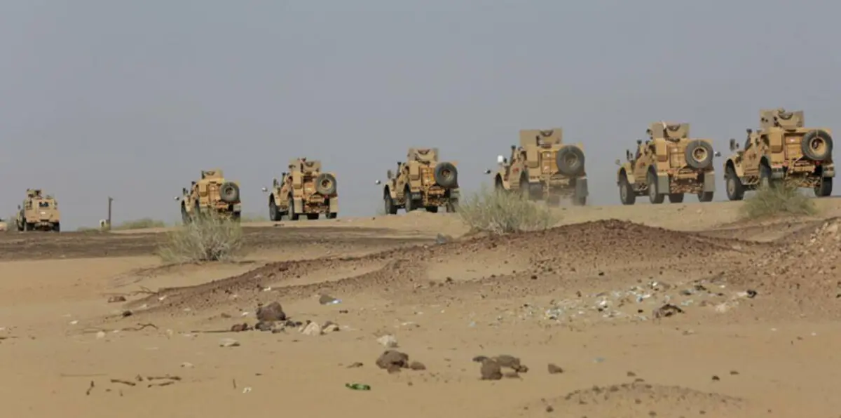 التحالف العربي يدفع بتعزيزات عسكرية إلى مأرب