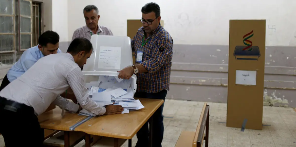إغلاق صناديق الاقتراع في استفتاء كردستان العراق.. والنتائج في هذا التوقيت