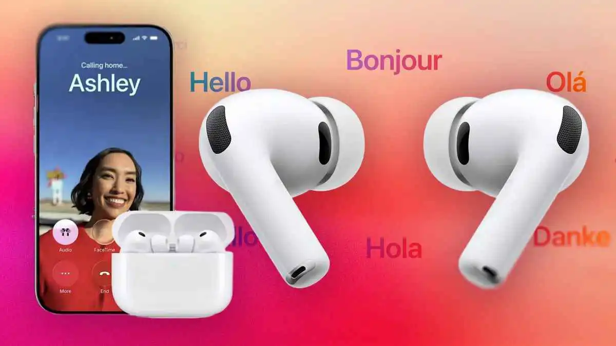 ترجمة حية فورية عبر سماعات Airpods من أبل