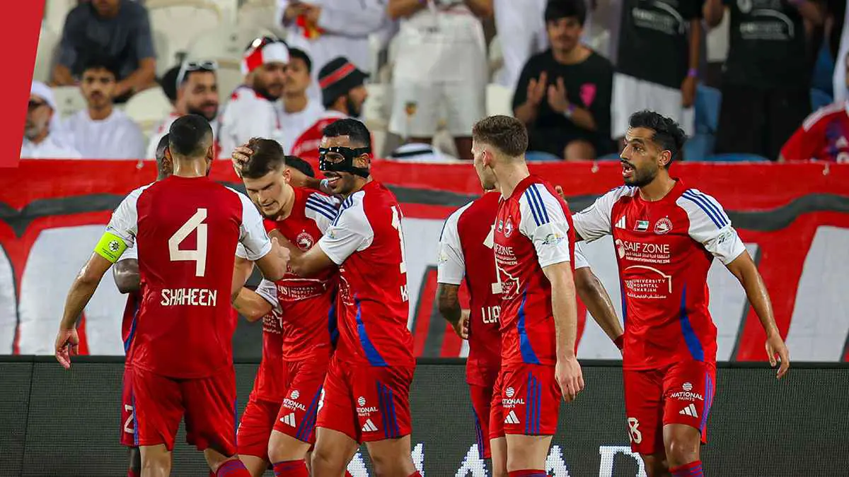 ترتيب دوري أدنوك: الشارقة يكتسح بني ياس برباعية