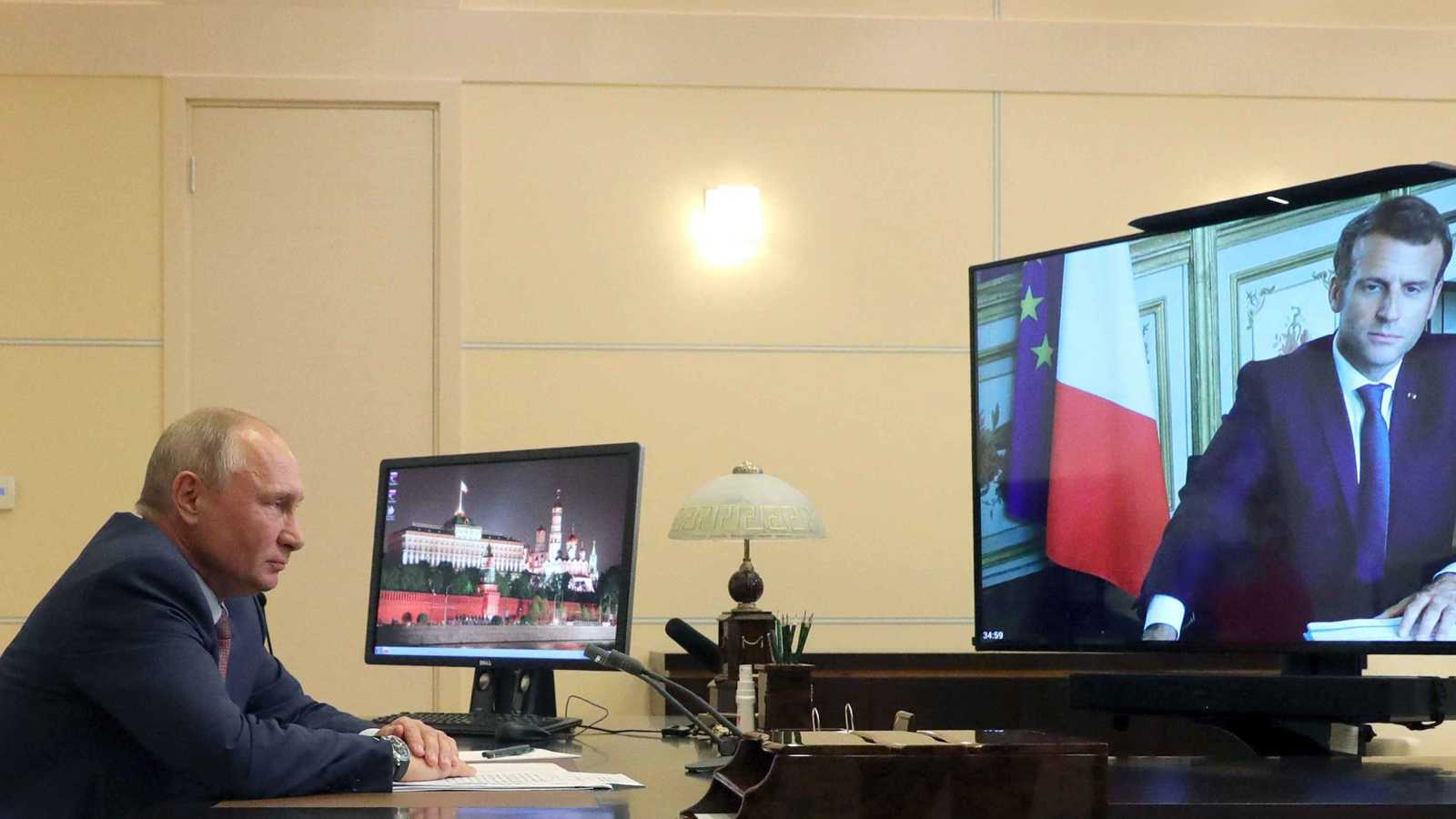 الإليزيه: استعداد بوتين للتحاور مع ماكرون "مرحب به"