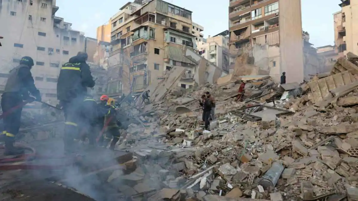 ضربات إسرائيلية تهز قلب بيروت وتسوّي المباني بالأرض (فيديو)