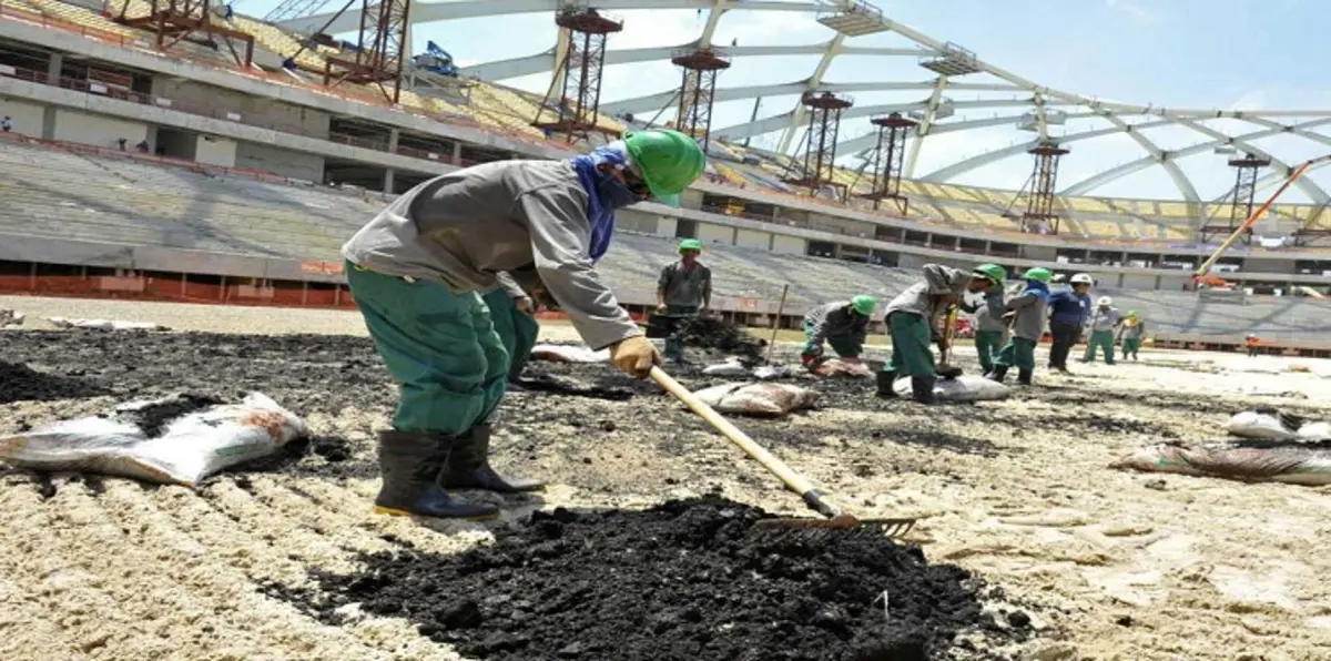 وفاة عامل في موقع بناء ملعب لكأس العالم في قطر