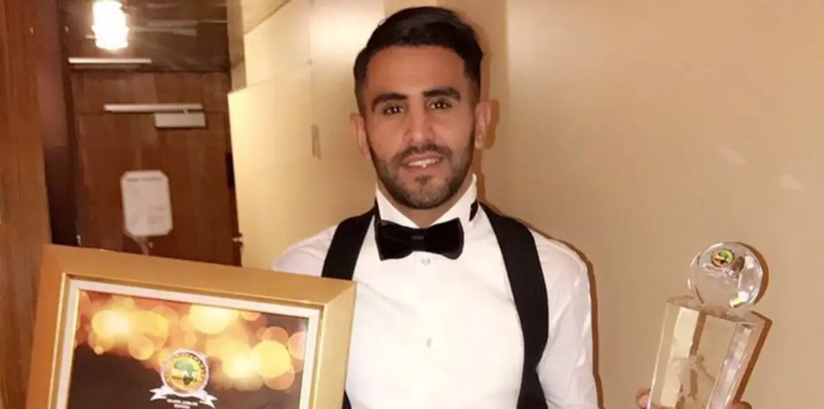 رياض محرز يتوج بجائزة أفضل لاعب في أفريقيا