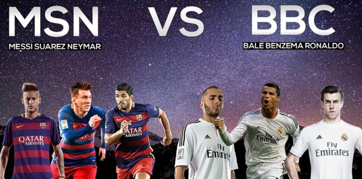 التعادل يسطر على صراع BBC و MSN في الليغا