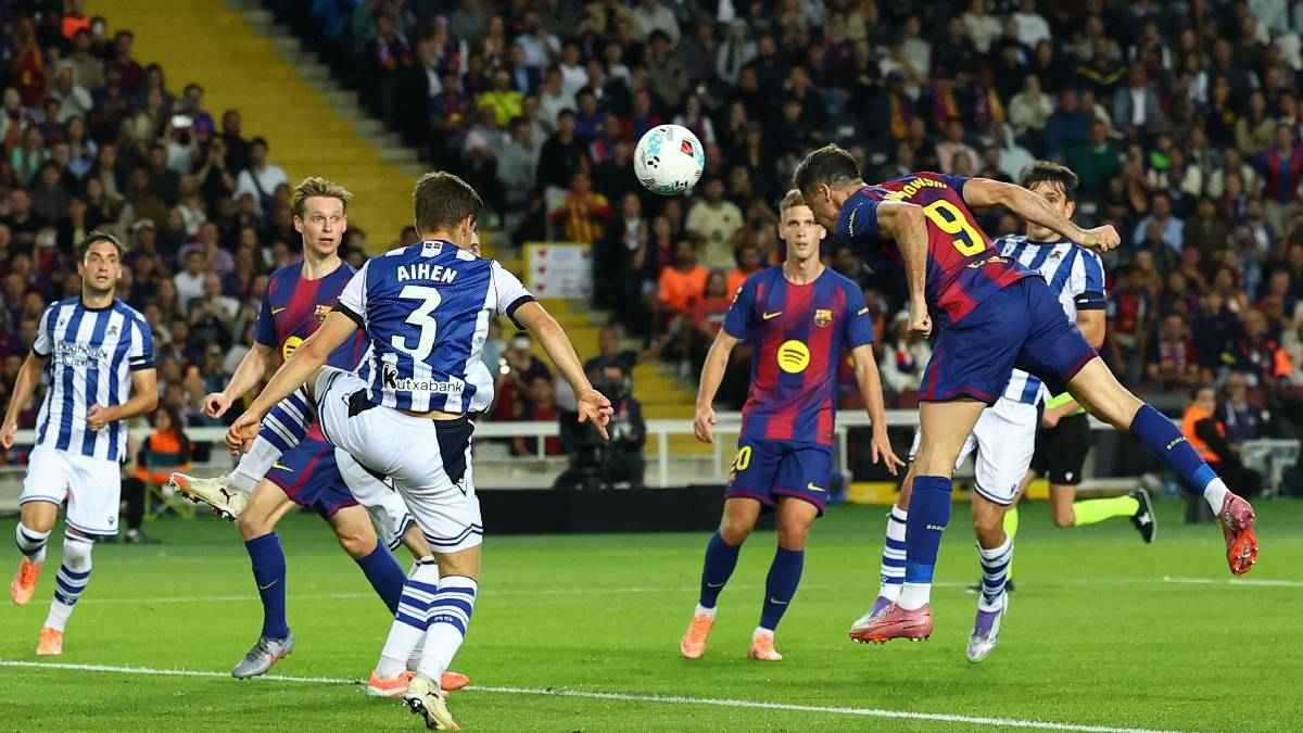 ليس لامين يامال.. أكثر لاعب أبهر جماهير برشلونة أمام ريال سوسييداد