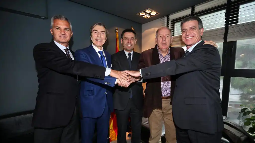 بريدا أثناء عمله في برشلونة 