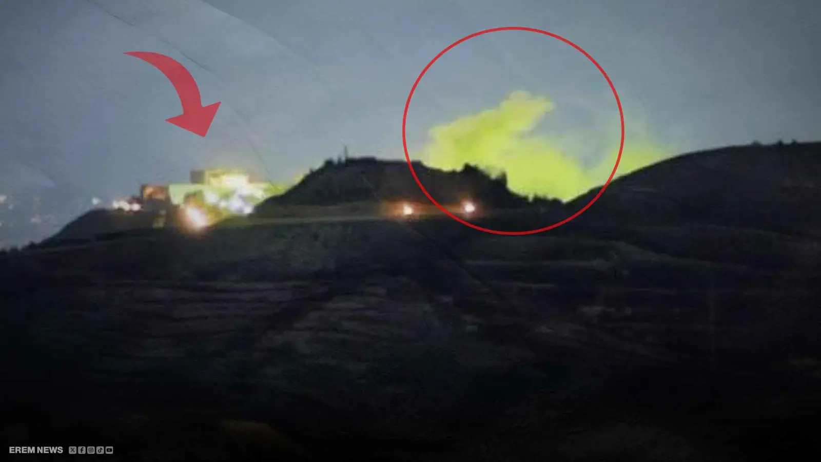 قصف إسرائيلي قرب القصر الجمهوري بسوريا