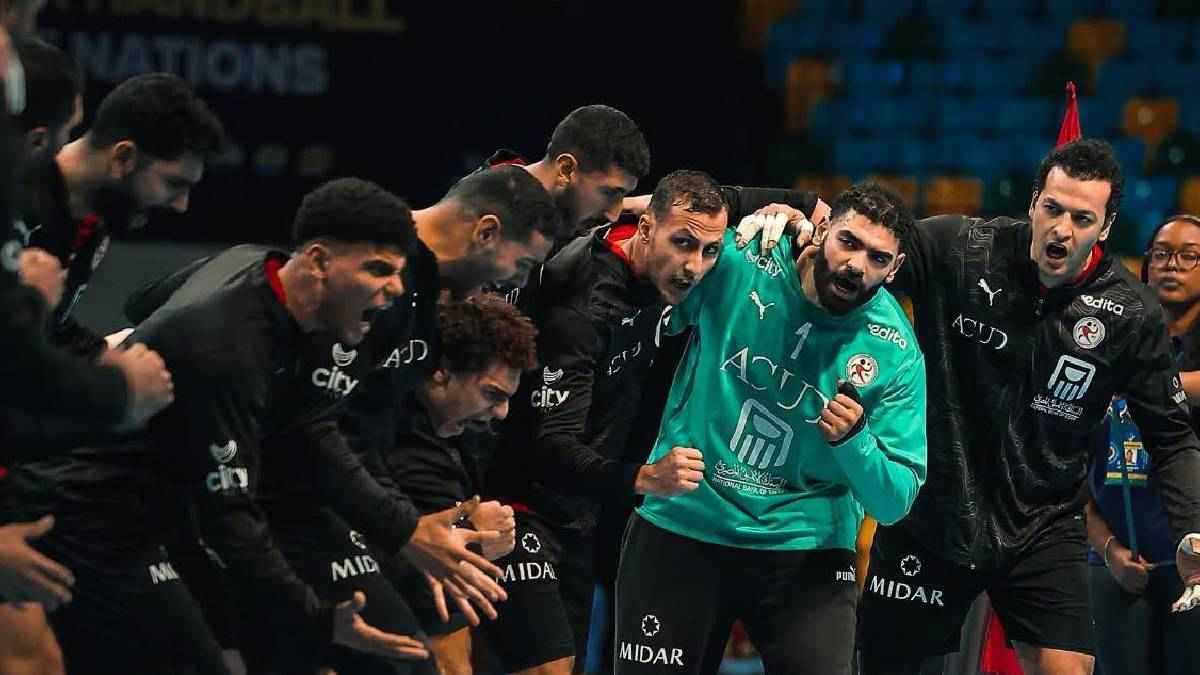 منتخب مصر لليد يفوز على الجزائر في البطولة الإفريقية 