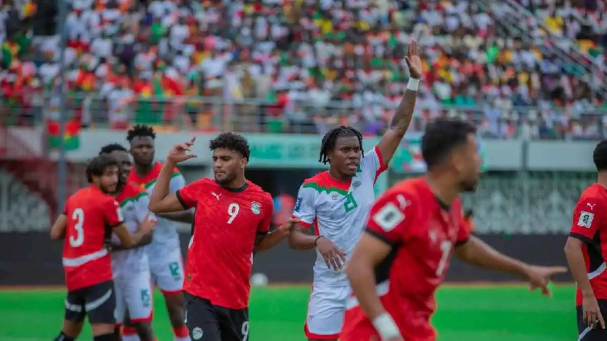 المنتخب المصري يتلقى ضربة مبكرة في لقاء بوركينا فاسو