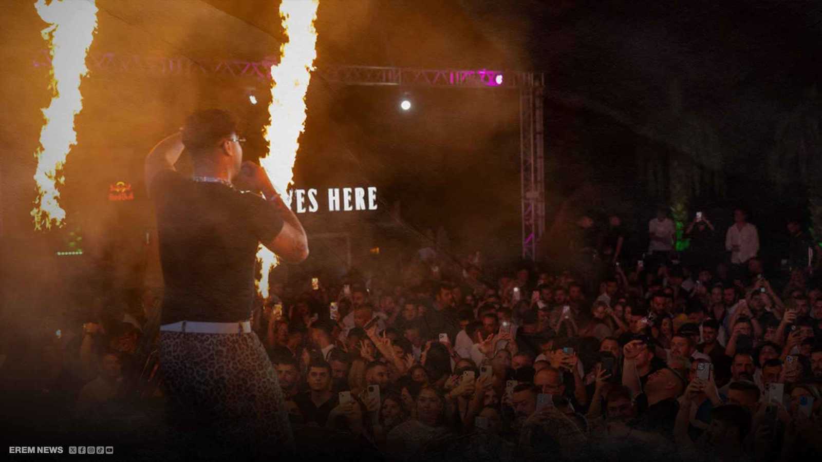 شاب يشتعل في إسطنبول