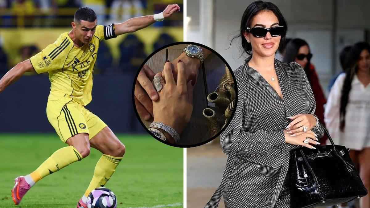 كشف سرا.. رونالدو يصف رد فعل جورجينا حينما منحها خاتم الـ 5 ملايين دولار