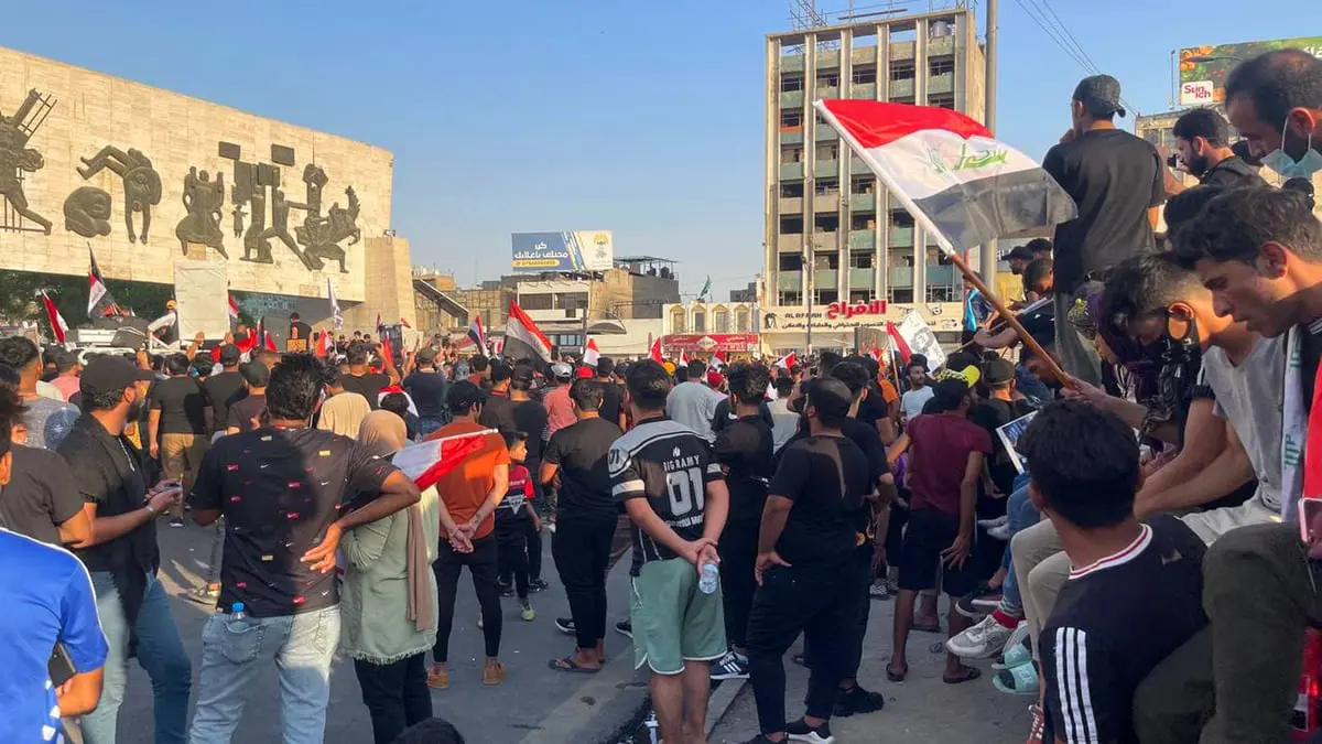 في الذكرى الثانية لاحتجاجات 2019.. متظاهرون عراقيون يطالبون بمحاسبة قتلة الناشطين