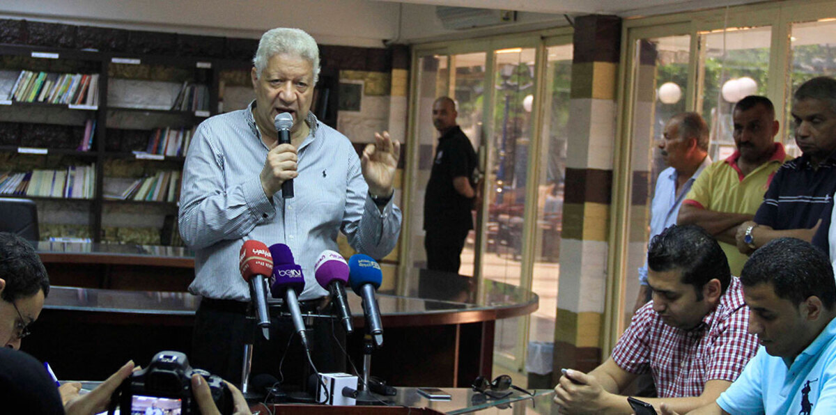 توابع حركة حسام حسن المشينة.. مرتضى منصور يفجر أزمة قبل مباراة الزمالك والمصري (فيديو)‎