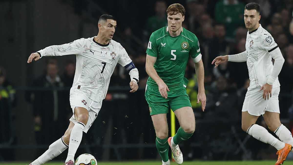 رونالدو يُطرد والبرتغال تسقط أمام أيرلندا في تصفيات مونديال 2026 (فيديو)