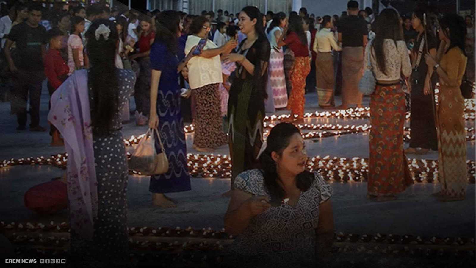 قنابل من السماء تستهدف مهرجانا في ميانمار (فيديو إرم)