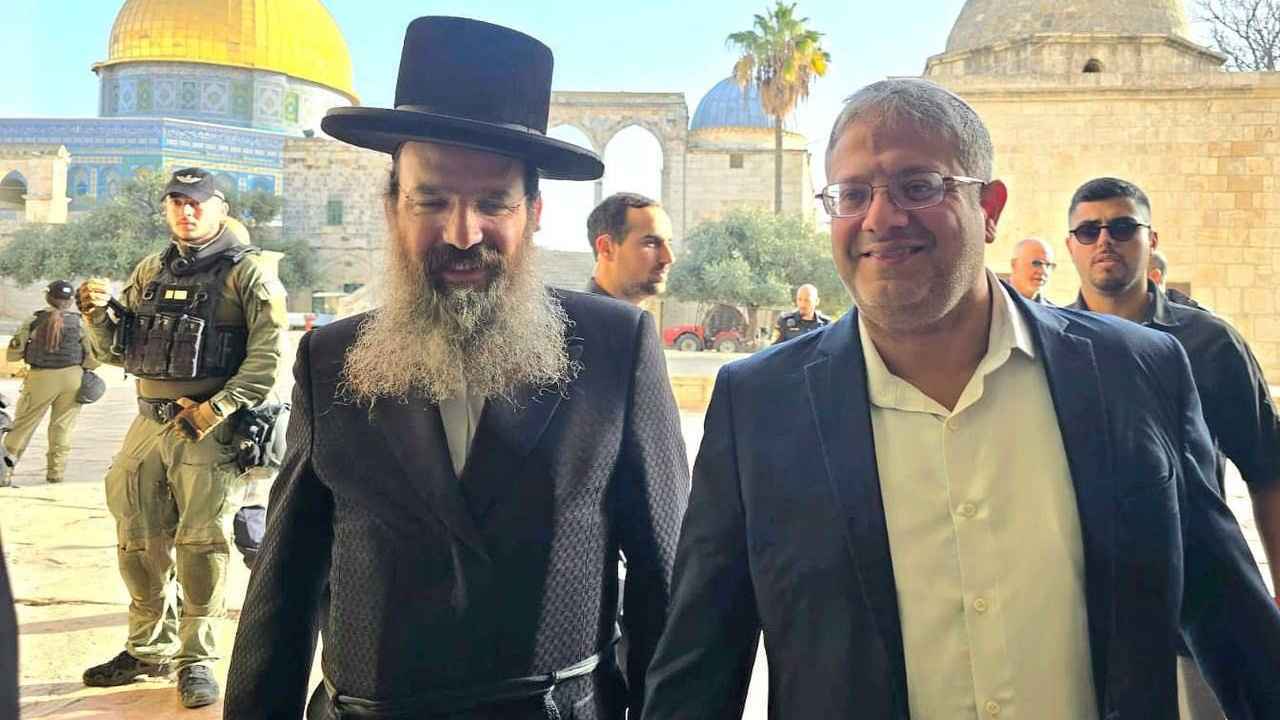 بن غفير يقتحم المسجد الأقصى