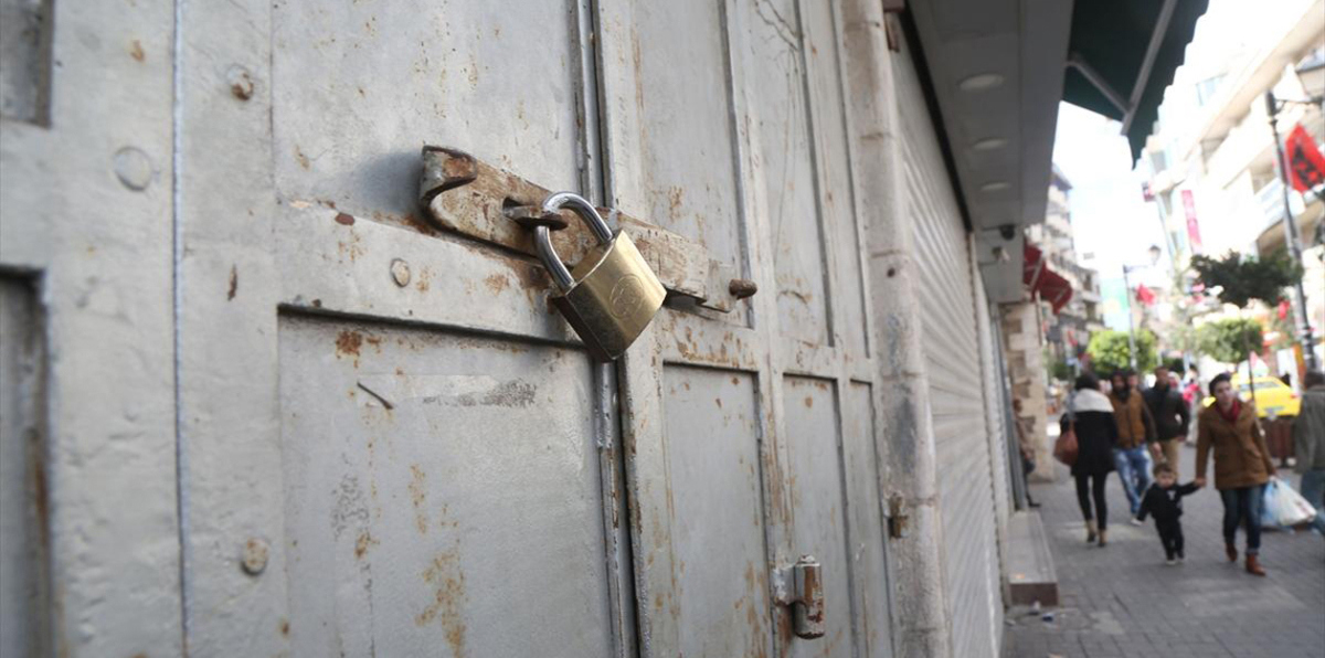 إضراب عام في الضفة الغربية رفضًا لقرار ترامب بشأن القدس