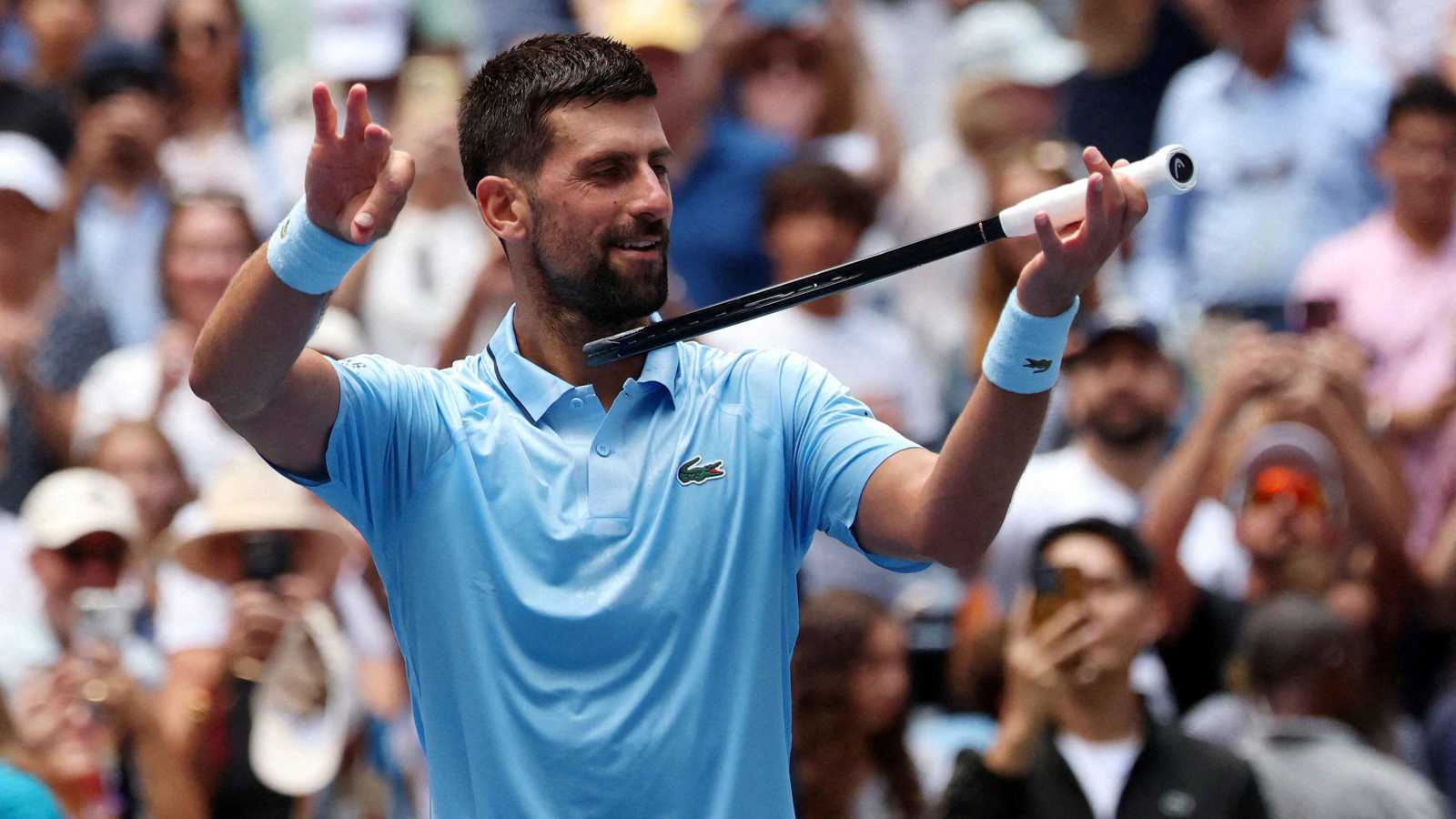 ديوكوفيتش يتأهل للدور الثالث ببطولة أمريكا للتنس على حساب سفايدا