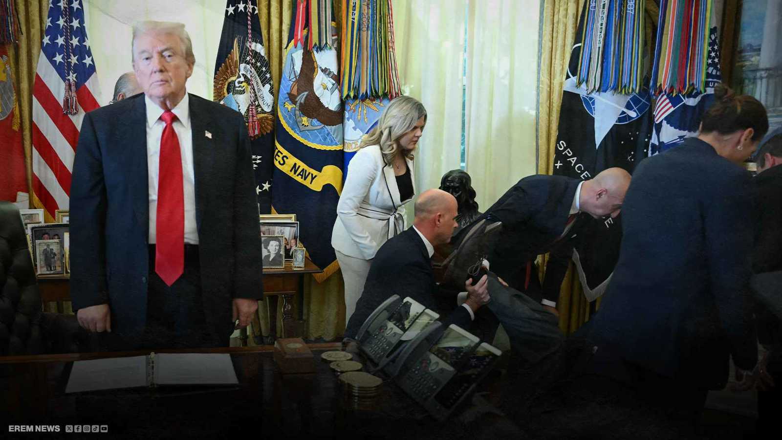 "الرجل الجليدي".. ردة فعل ترامب على "الإغماء المفاجئ" تثير الجدل