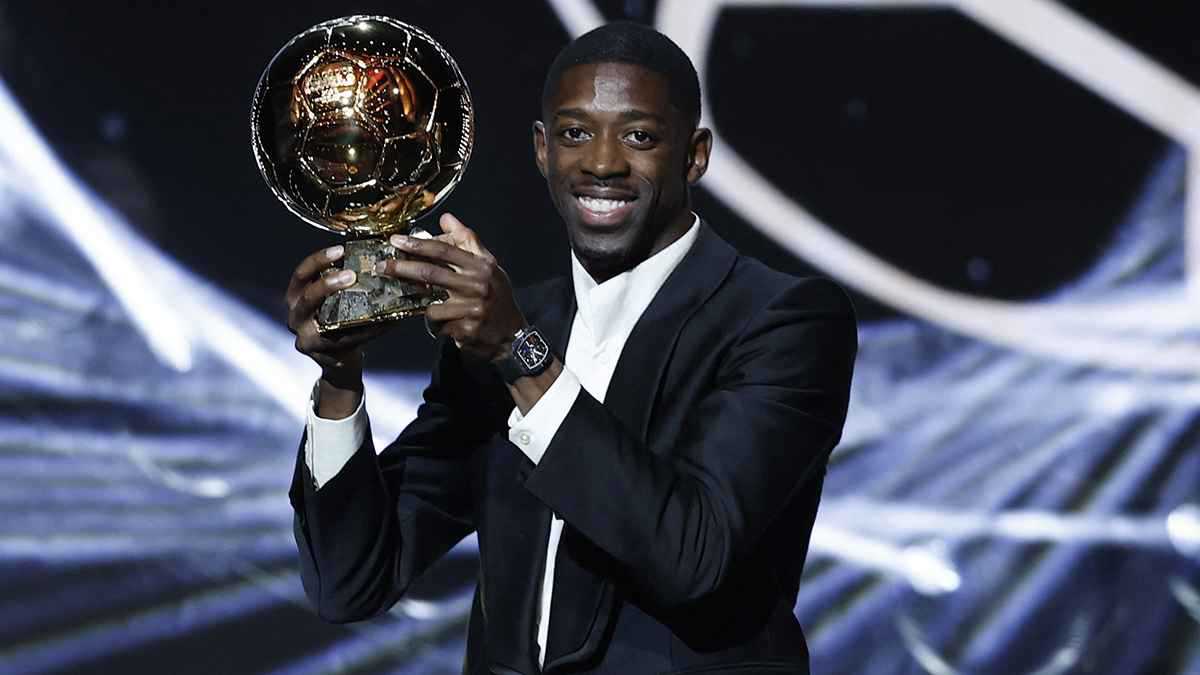 "أمير المدينة أصبح ملكَ العالم".. جماهير سان جيرمان تحتفي بديمبلي (صورة)