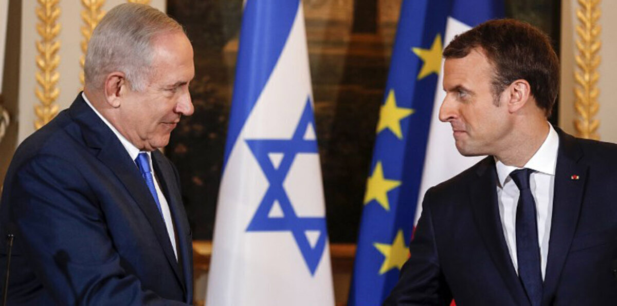 نتنياهو يحث ماكرون على تعديل الاتفاق النووي مع إيران