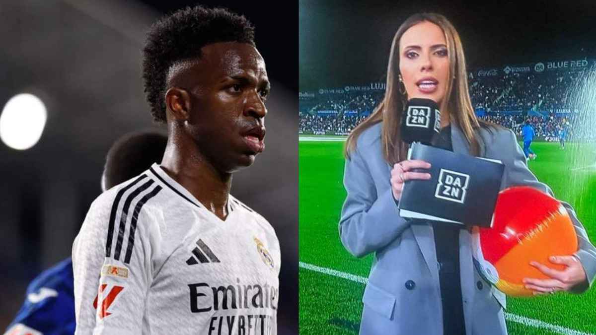 بكرة شاطئ.. مذيعة إسبانية تغضب جماهير ريال مدريد بسبب فينيسيوس (فيديو)