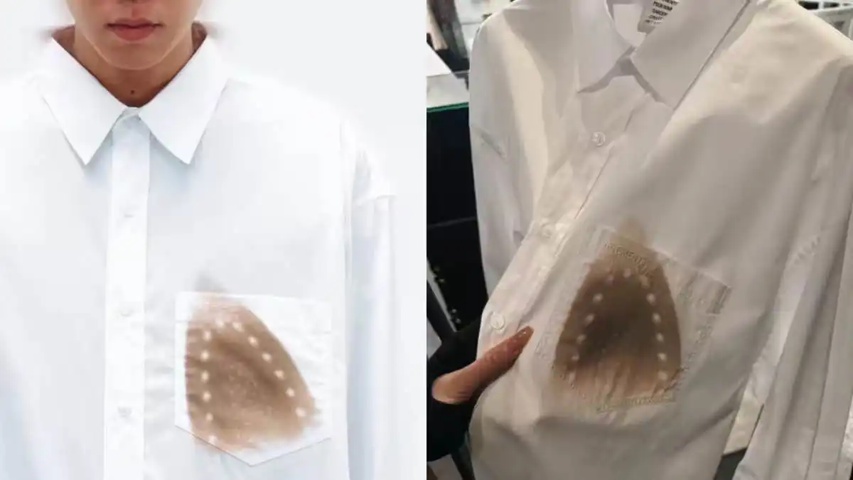 سعره أكثر من 1139 دولار.. قميص "محروق" يثير جدلا على الإنترنت