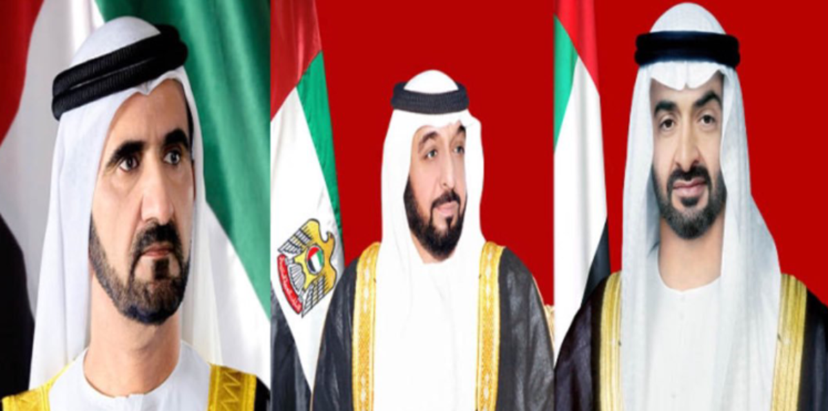 رئيس دولة الإمارات ونائبه ومحمد بن زايد يهنئون ترامب