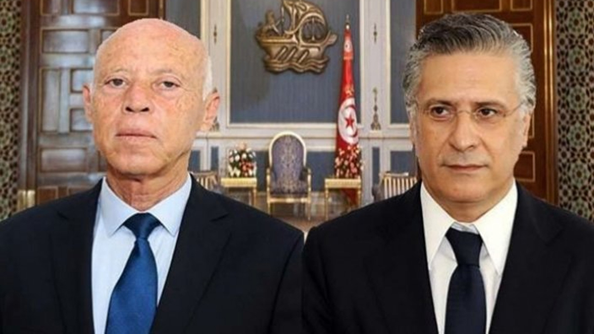 تونس.. مناظرة ساخنة بين القروي و سعيد وسط جدل بسبب "النهضة"