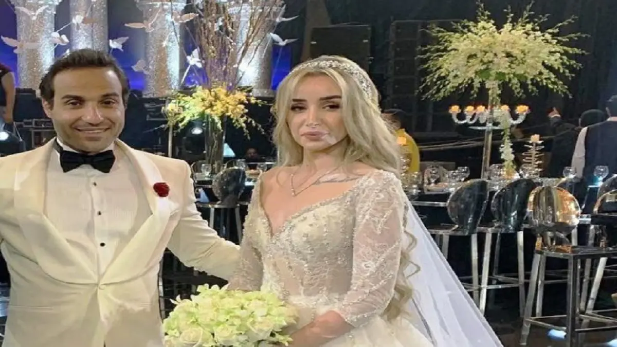 كوكبة من النجوم في حفل زفاف أحمد فهمي وهنا الزاهد  