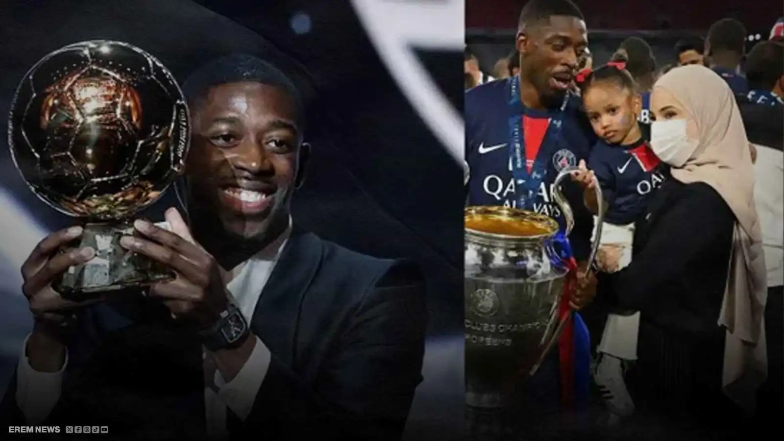 السر الخفي وراء الكرة الذهبية لديمبيلي.. "تيك توكر" مسلمة