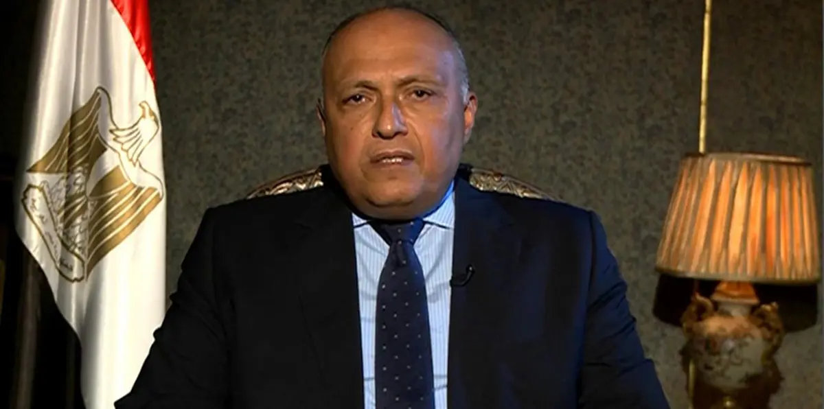 سامح شكري: هذا موقفنا بشأن إرسال قوات برية إلى اليمن (فيديو)