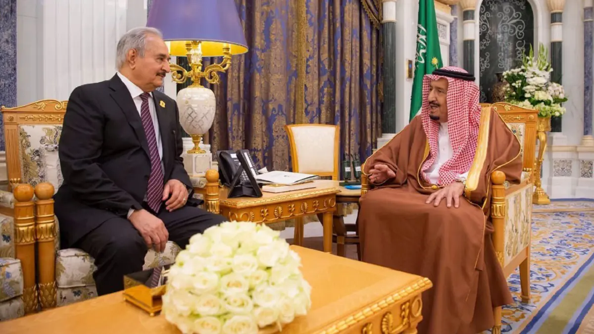 في دفعة كبيرة للمشير.. الملك سلمان يستقبل حفتر لأول مرة