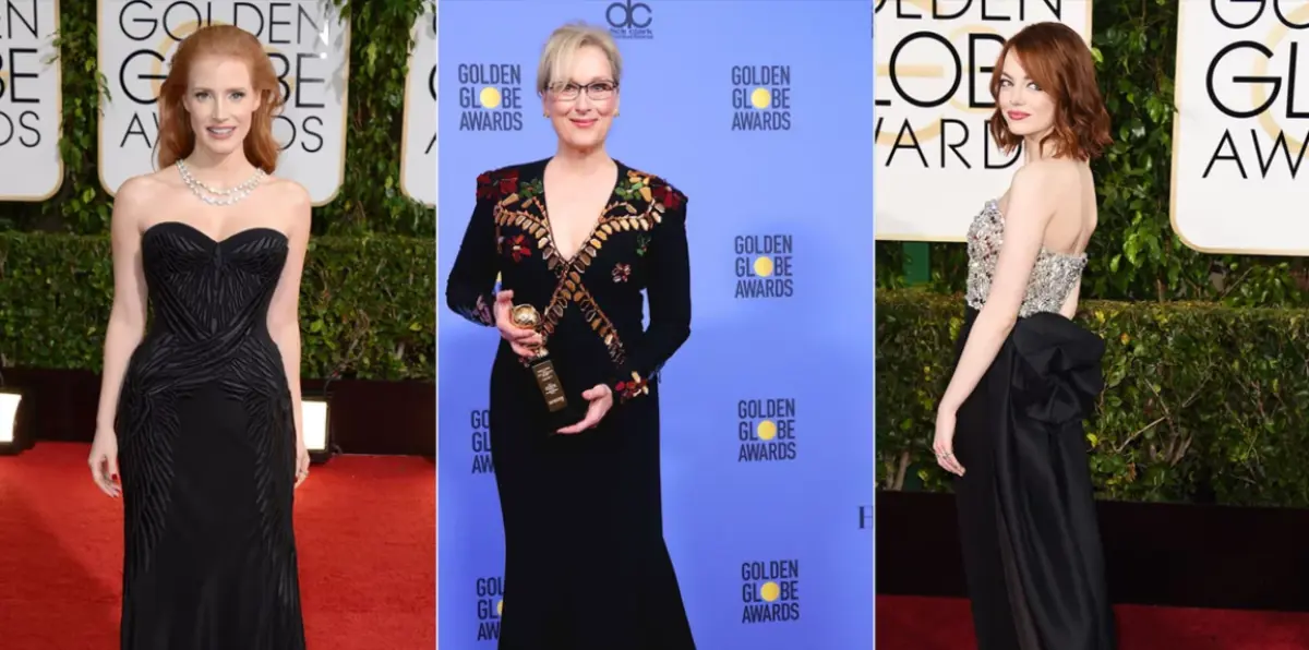 احتجاجًا على التحرش.. نجمات يقررن التوشح بالسواد  في "جولدن جلوب"