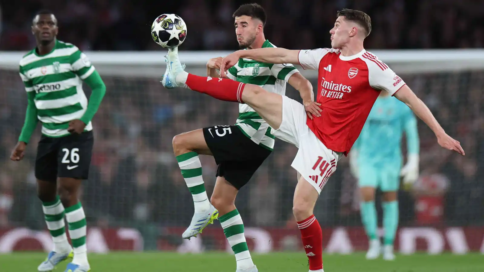 آرسنال ينجو من فخ سبورتنغ لشبونة ويبلغ نصف نهائي دوري أبطال أوروبا