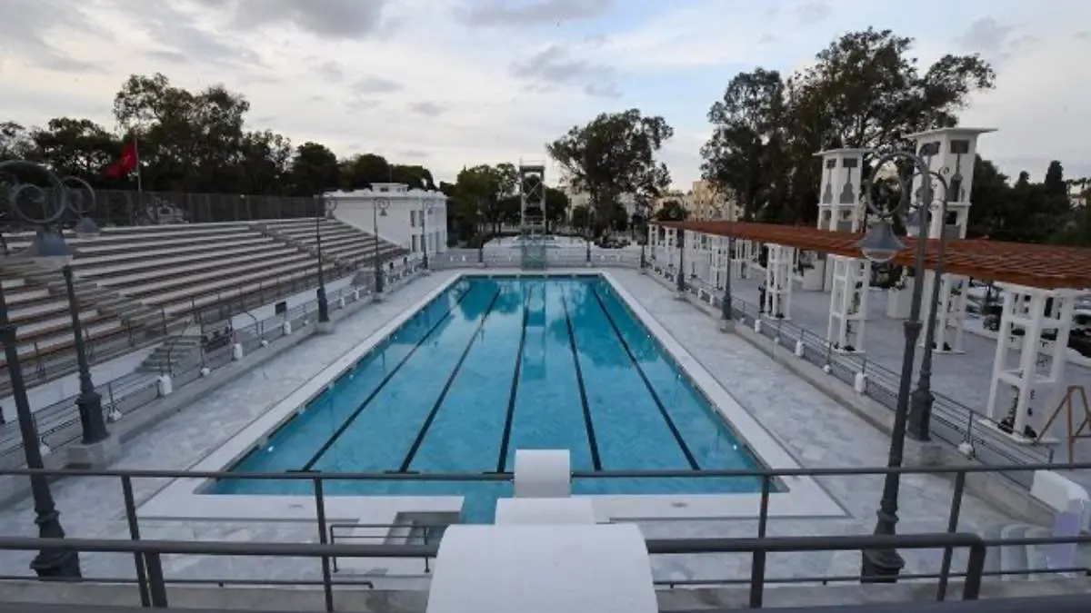 بعد توقفه لعامين..  إعادة افتتاح مسبح "البلفدير" التاريخي في تونس