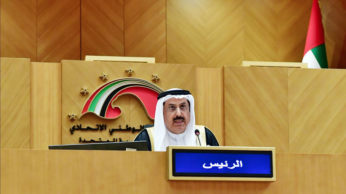 انتخاب صقر غباش رئيسًا للمجلس الوطني الإماراتي