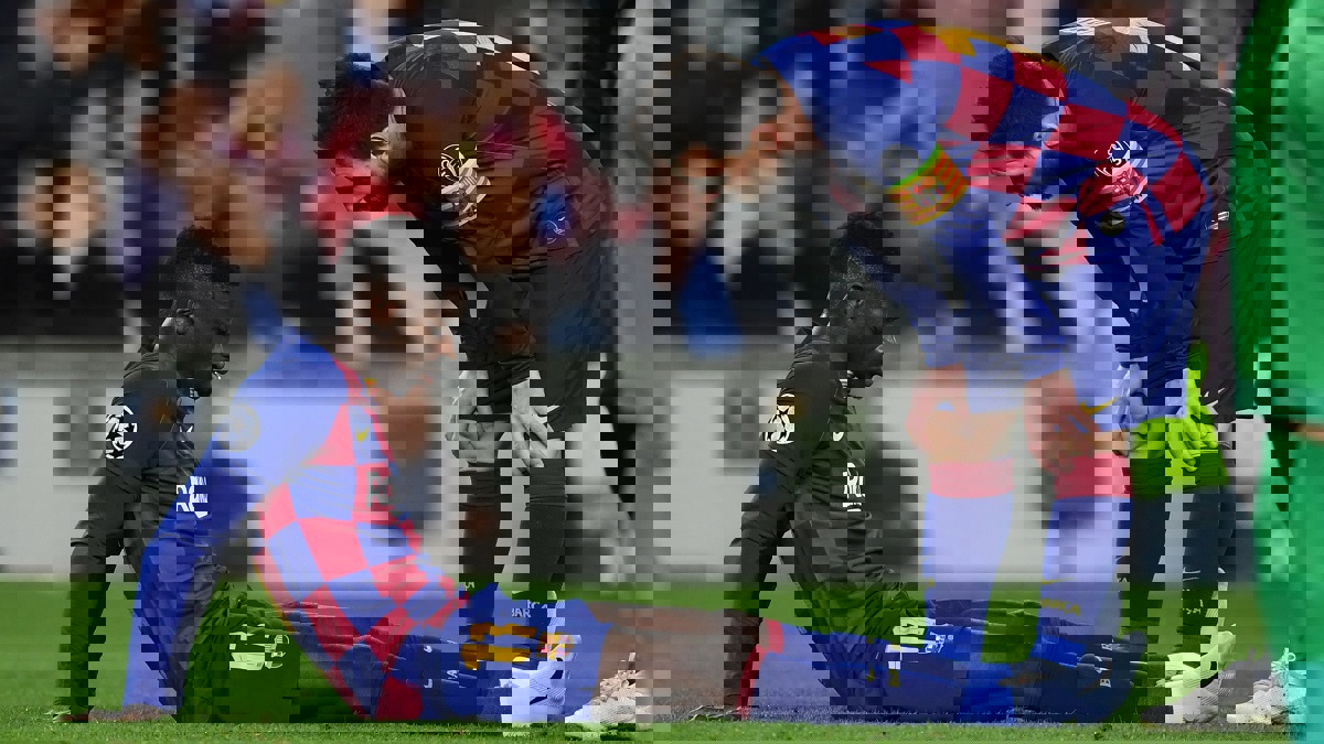 صحيفة تكشف موقف عثمان ديمبلي من اللحاق بمباراة برشلونة ونابولي