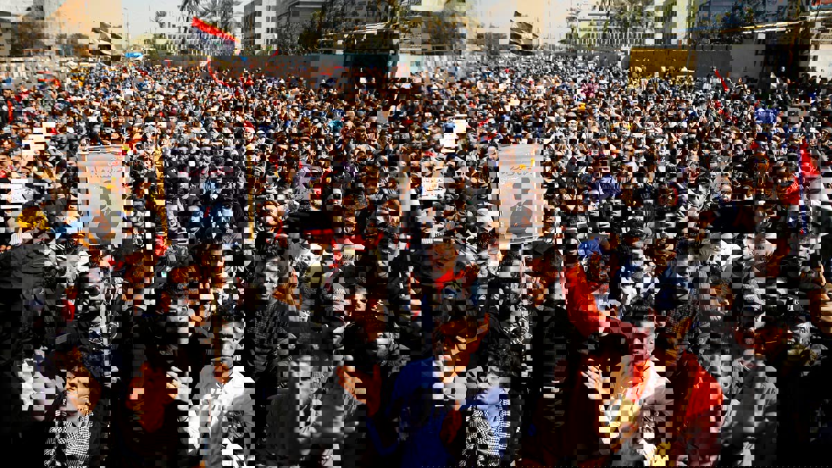 مقتل محتج عراقي متأثرا بجروحه في بغداد