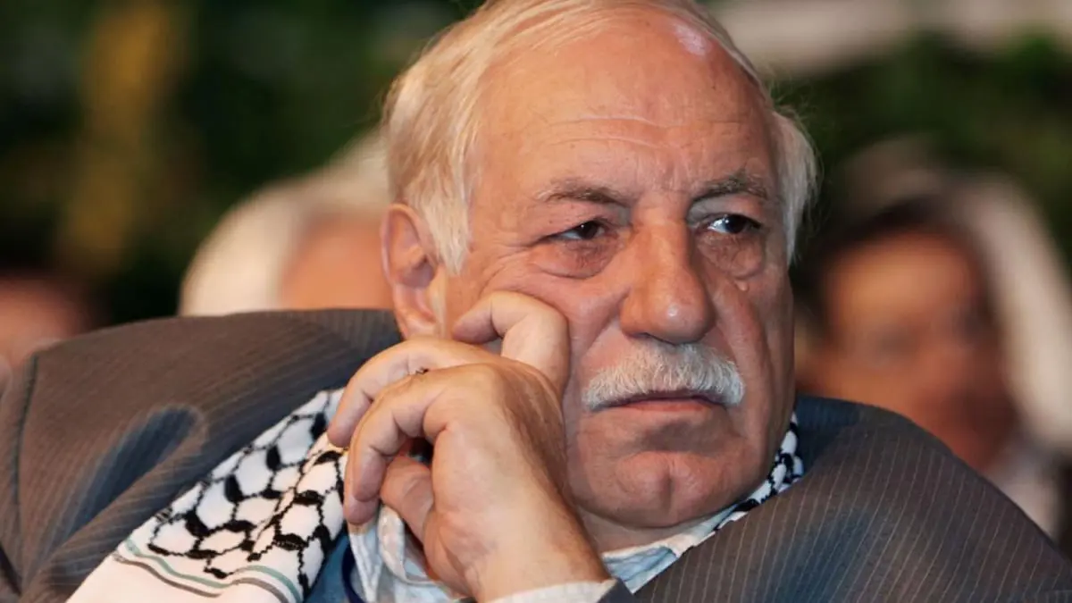 تشييع جثمان القيادي الفلسطيني أحمد جبريل في دمشق‎‎