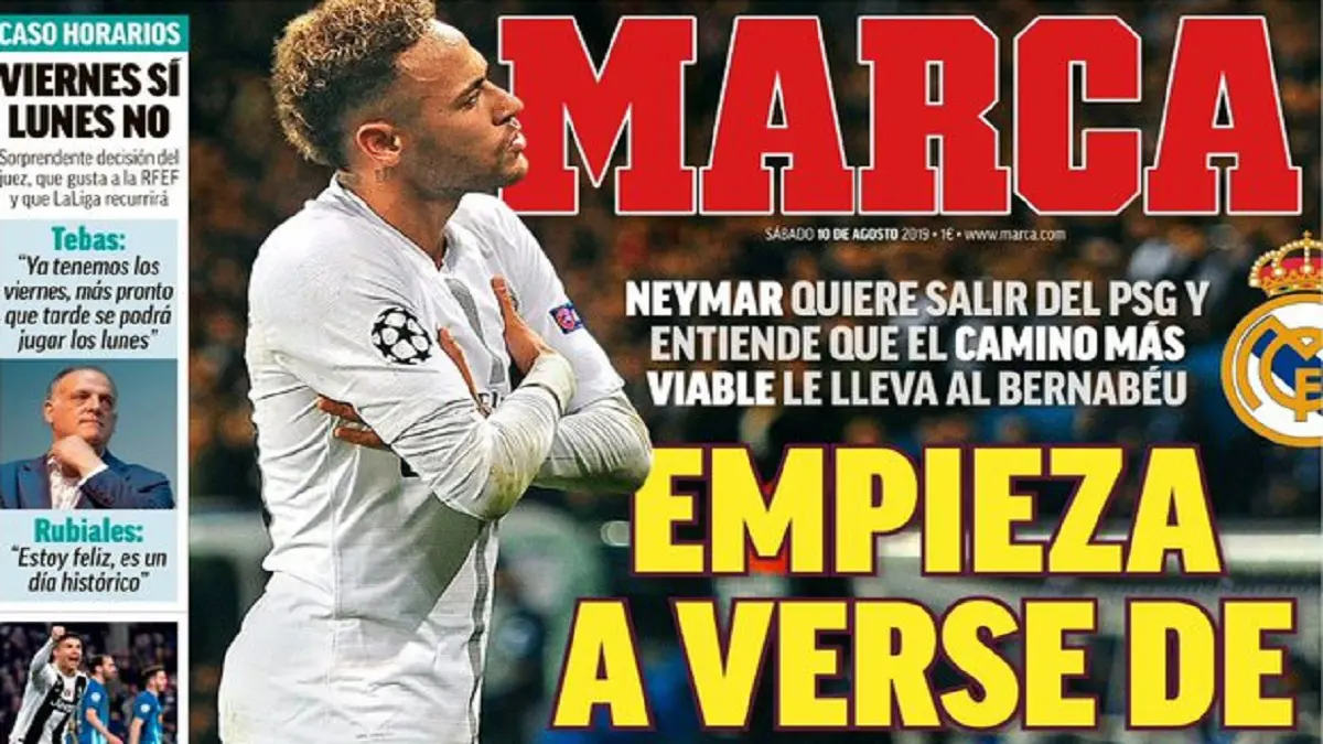 عناوين الصحف الرياضية العالمية.. صراع ريال مدريد وبرشلونة على نيمار وبداية نارية لليفربول (صور)