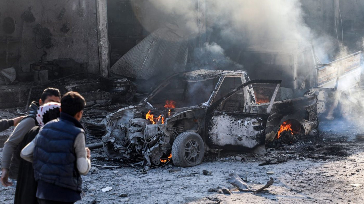 انفجار يهز حديقة الجلاء بمنطقة المزة في العاصمة دمشق