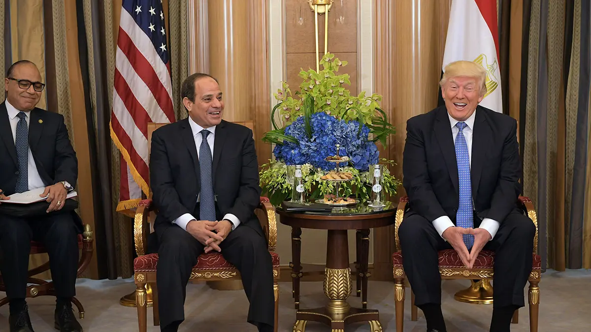 ملفات ساخنة بين السيسي وترامب في واشنطن